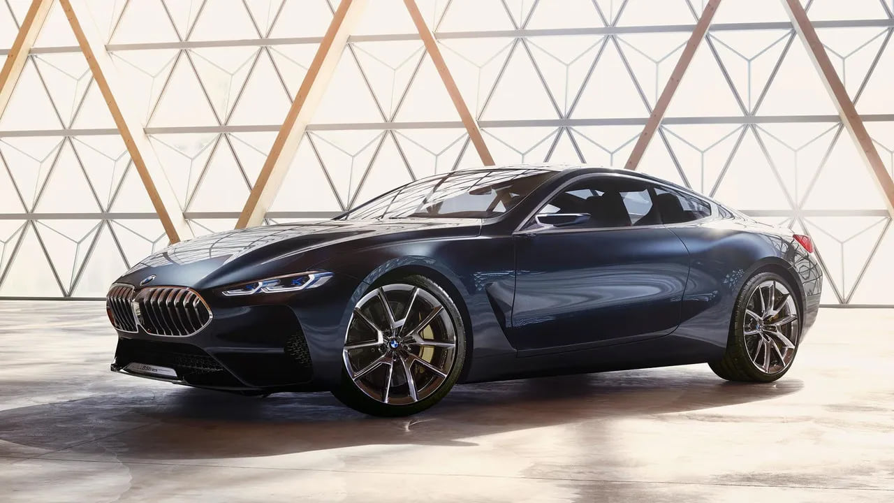 BMW 8 Series Luxury Sports Coupe Concept Shoot leaked