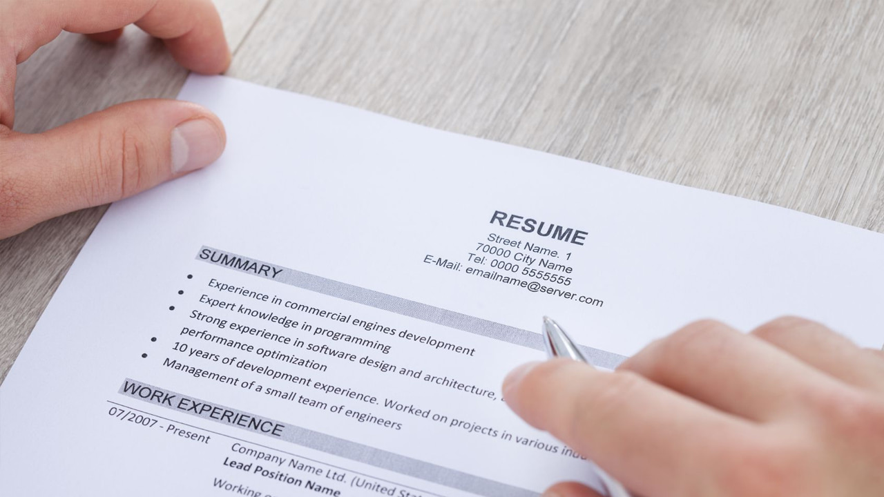 Resume Important Points