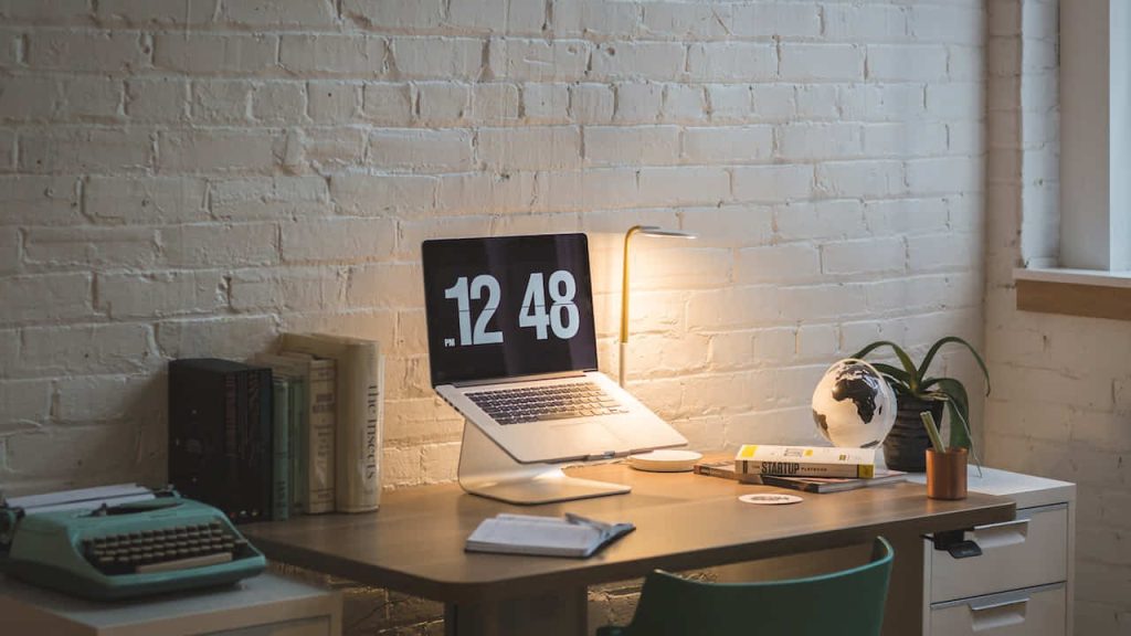 working space in bedroom