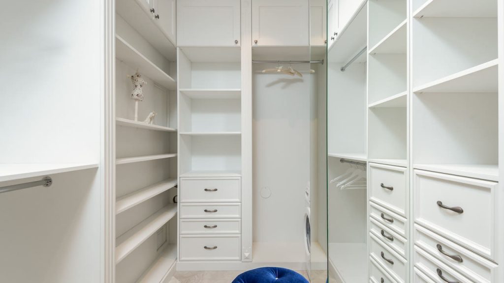 bedroom storage and wardrobe space