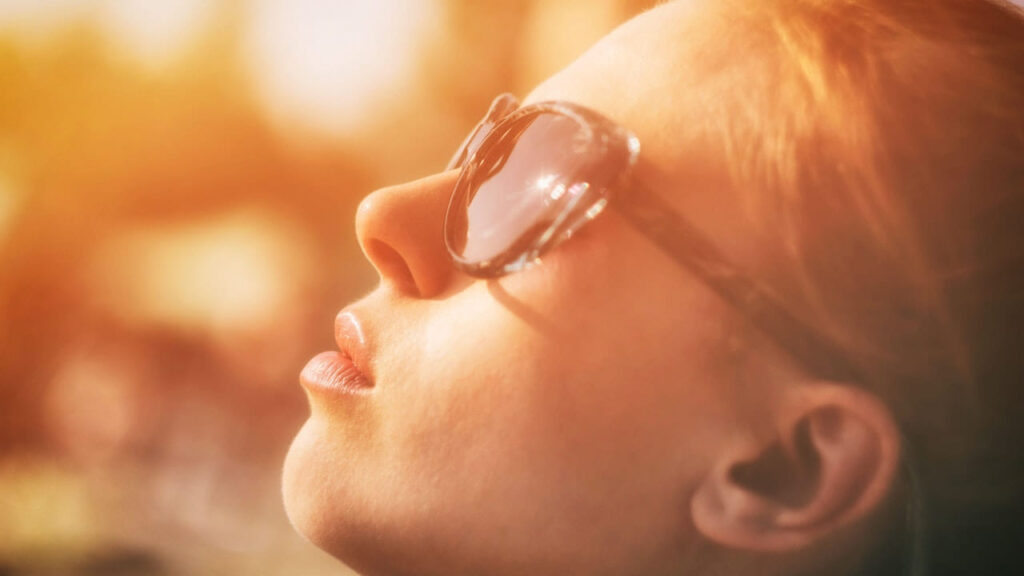 Woman Facing in the Sun