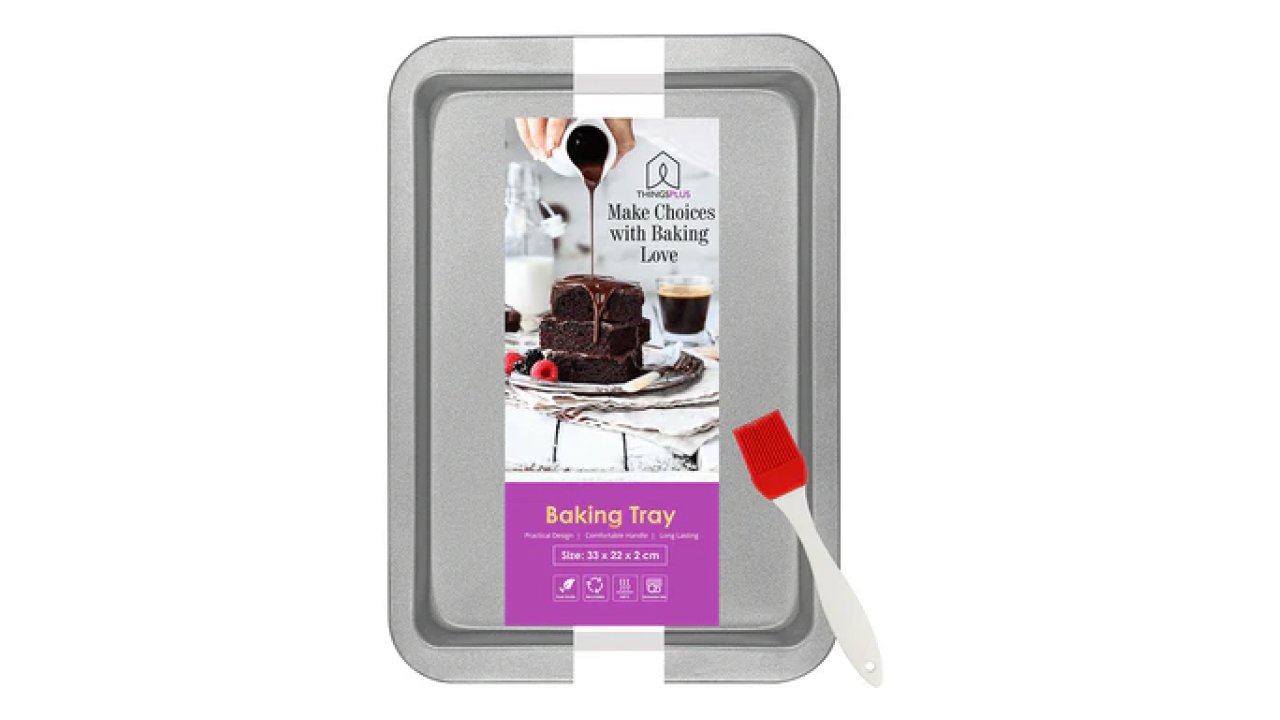 Thingsplus baking tray with brush